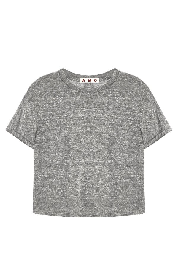 amo denim Babe Tee - Heather Grey amo denim Babe Tee - Heather Grey