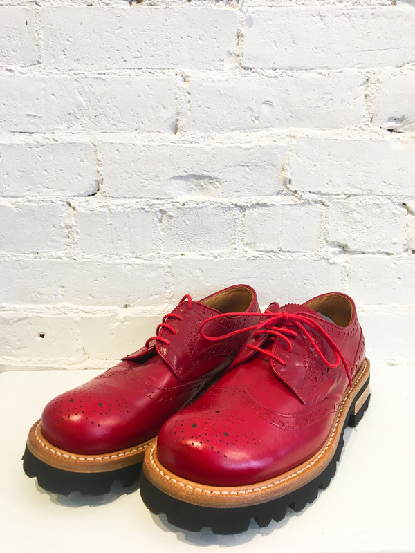 Cappelletti KK Derby Shoes - Red Cappelletti KK Derby Shoes - Red