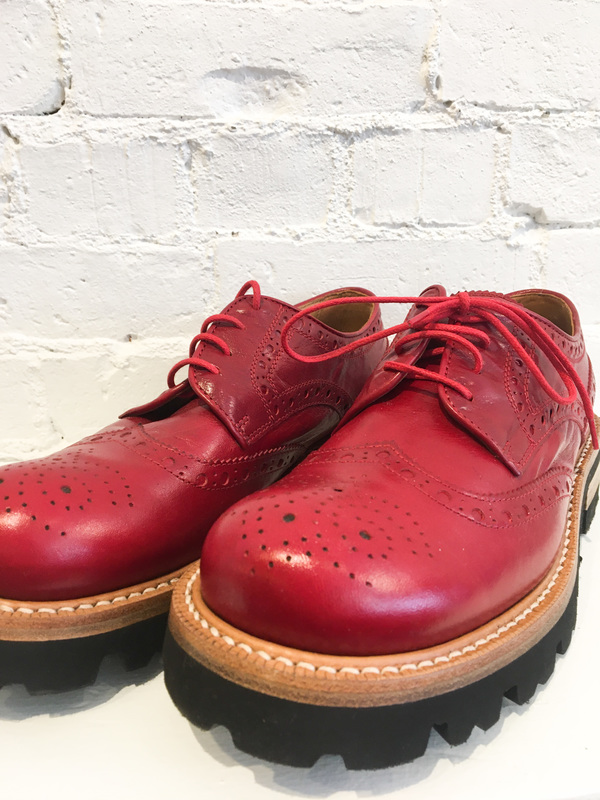Cappelletti KK Derby Shoes - Red Cappelletti KK Derby Shoes - Red