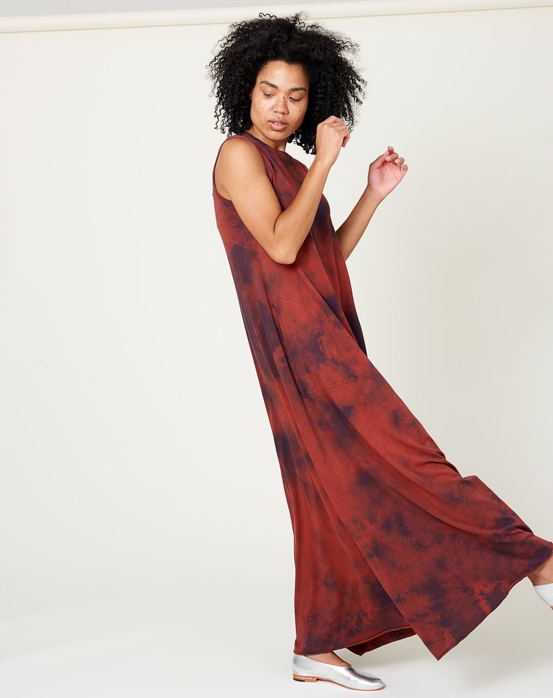fitted lace wedding dress Tie Dye Kaftan maxi Dress | Summer Maxi Dress main image 0