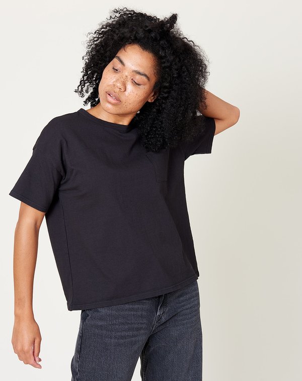 Ichi Antiquités Wide T-Shirt - Black Ichi Antiquités Wide T-Shirt - Black