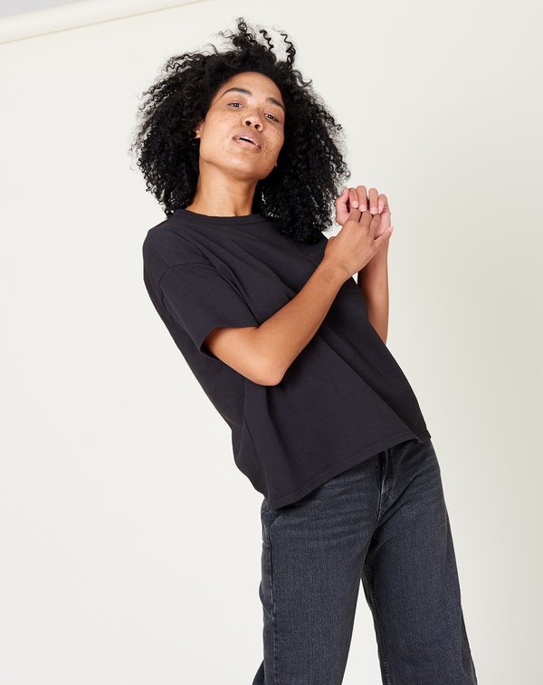 Ichi Antiquités Wide T-Shirt - Black Ichi Antiquités Wide T-Shirt - Black