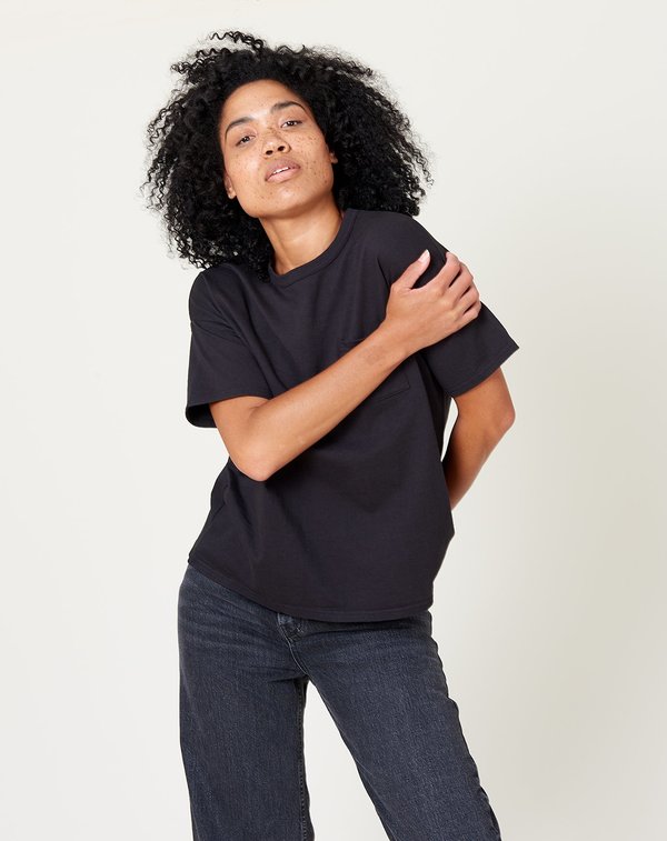 Ichi Antiquités Wide T-Shirt - Black Ichi Antiquités Wide T-Shirt - Black