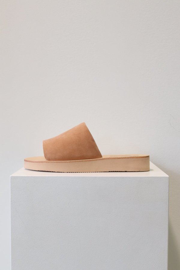 Sol Sana Tara Slide - Natural Suede Sol Sana Tara Slide - Natural Suede