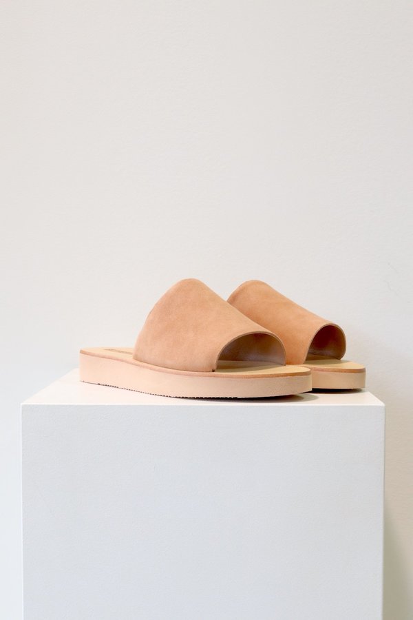 Sol Sana Tara Slide - Natural Suede Sol Sana Tara Slide - Natural Suede