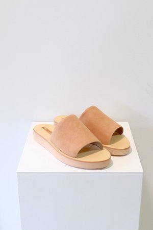 Sol Sana Tara Slide - Natural Suede Sol Sana Tara Slide - Natural Suede