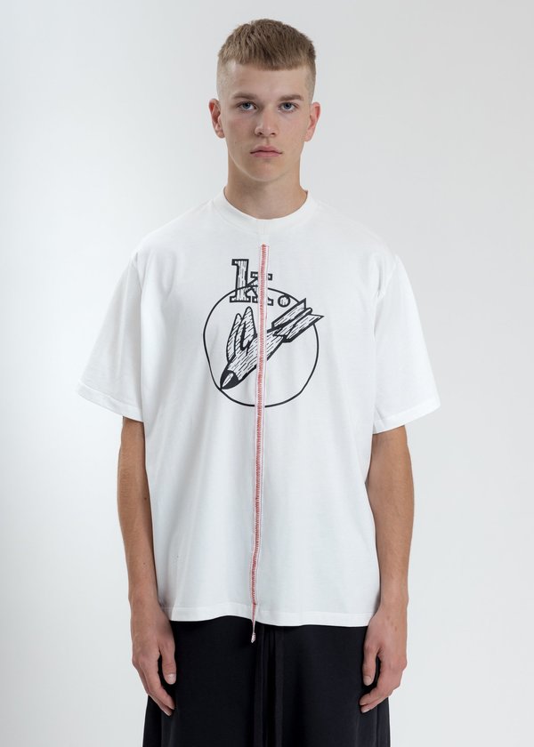 Komakino Boxy Fit T-Shirt - White Komakino Boxy Fit T-Shirt - White