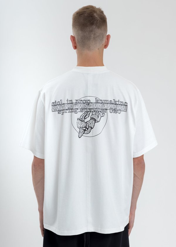 Komakino Boxy Fit T-Shirt - White Komakino Boxy Fit T-Shirt - White
