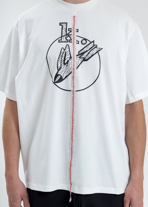 Komakino Boxy Fit T-Shirt - White Komakino Boxy Fit T-Shirt - White