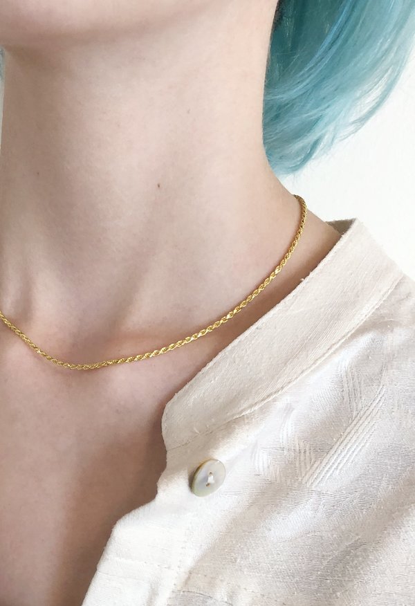 Nicole Kwon Concept Store Vermeil Twisted Chain - 14k Gold Nicole Kwon Concept Store Vermeil Twisted Chain - 14k Gold