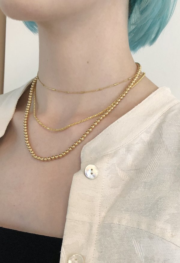 Nicole Kwon Concept Store Vermeil Twisted Chain - 14k Gold Nicole Kwon Concept Store Vermeil Twisted Chain - 14k Gold