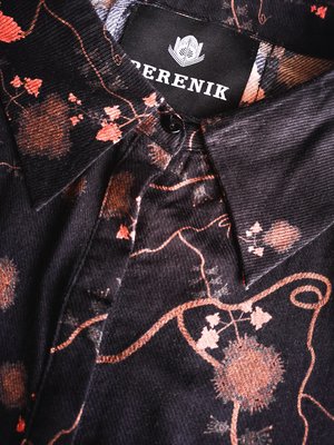 Berenik SHORT SLEEVELESS RAYON BLOUSE - black/rust print Berenik SHORT SLEEVELESS RAYON BLOUSE - black/rust print