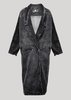 Berenik COAT LONG REVERS - DENIM washed black - Thumbnail 2