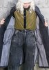 Berenik COAT LONG REVERS - DENIM washed black - Thumbnail 9