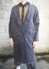 Berenik COAT LONG REVERS - DENIM washed black - Thumbnail 10