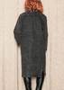 Berenik COAT LONG REVERS - DENIM washed black - Thumbnail 17