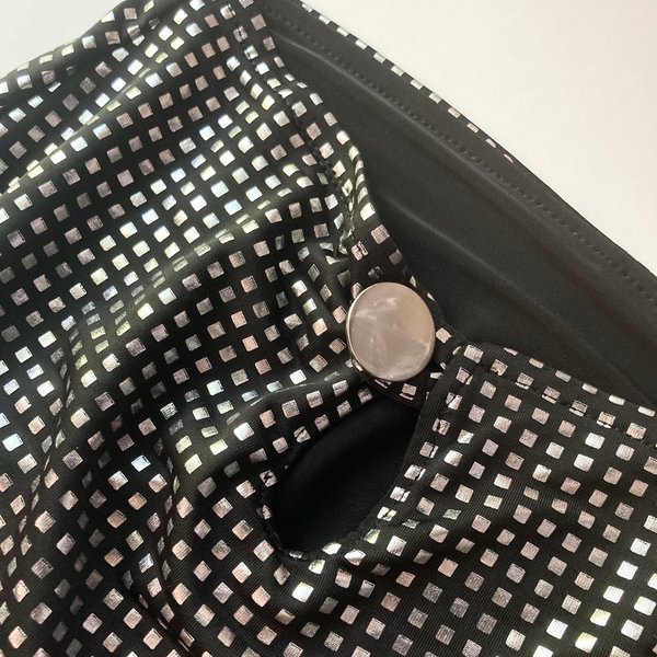 Frankie Four Ava Bottom - Black/Silver Squares Frankie Four Ava Bottom - Black/Silver Squares