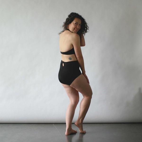 Frankie Four Ava Bottom - Black/Silver Squares Frankie Four Ava Bottom - Black/Silver Squares
