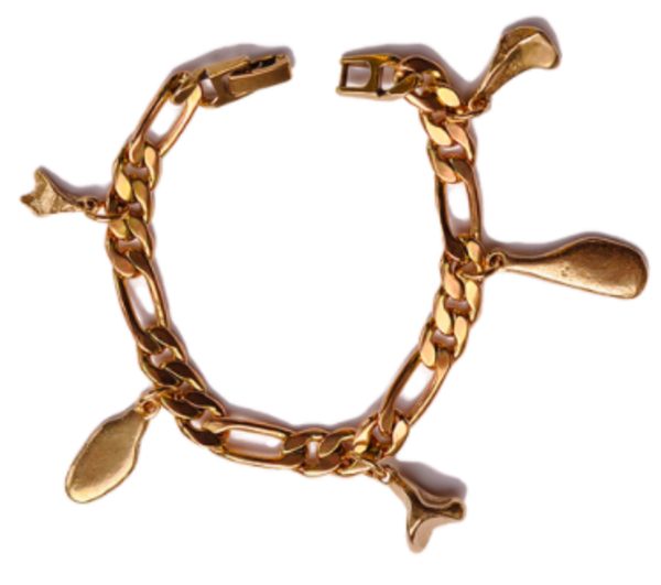 Watersandstone Beach Charms Bracelet - Brass Watersandstone Beach Charms Bracelet - Brass