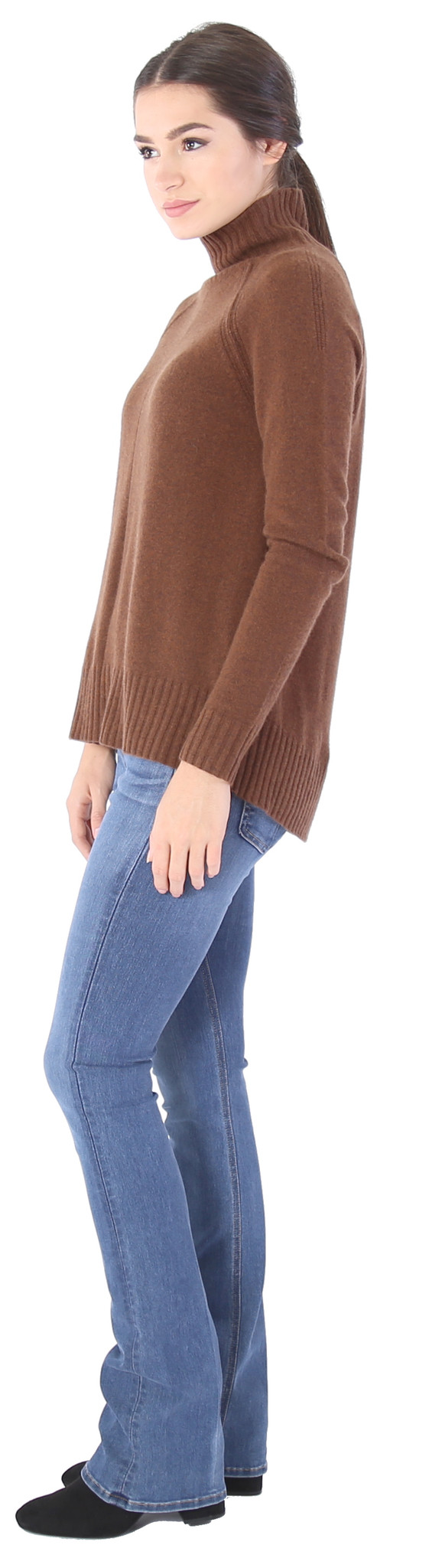 White + Warren Cashmere Raglan Standneck White + Warren Cashmere Raglan Standneck