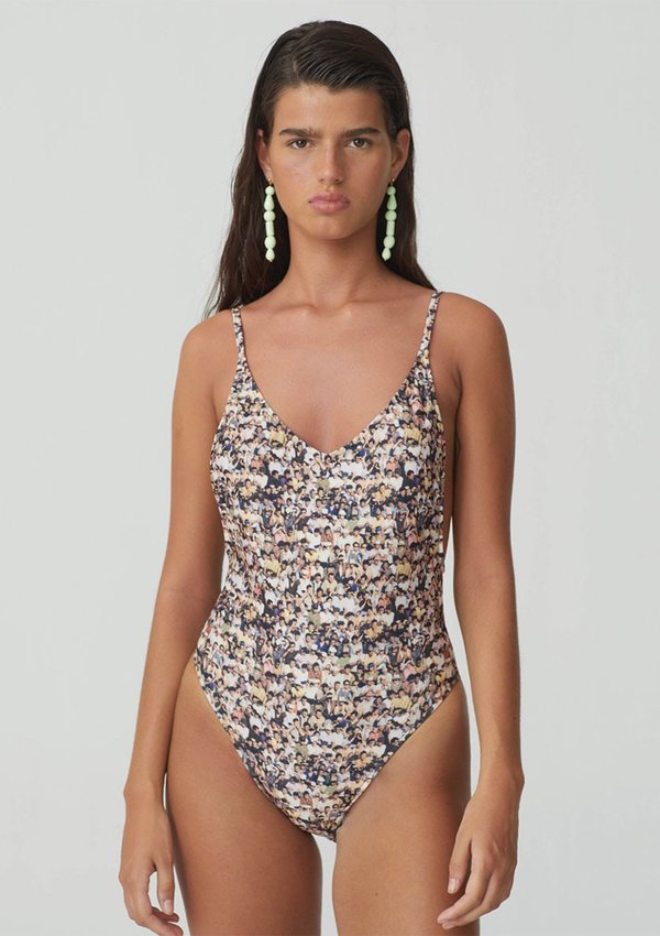 Paloma Wool Lazzaro Swimsuit - People Print Paloma Wool Lazzaro Swimsuit - People Print