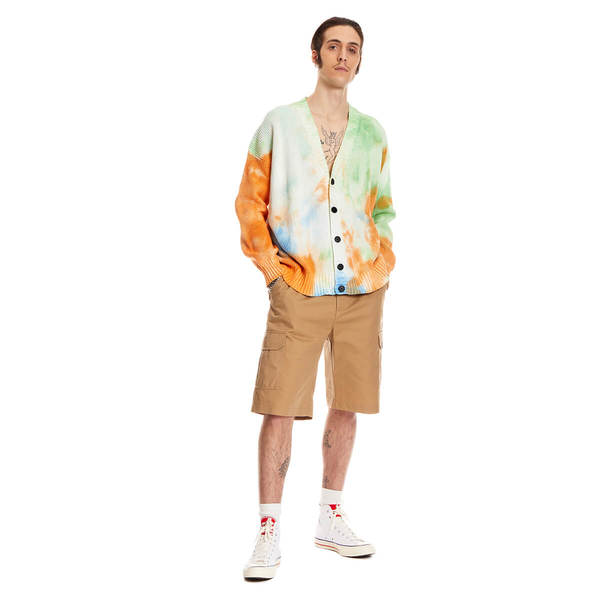 【送料&関税込】MSGM Multicolor Cotton Cardigan Iconic Brushed Striped Cardigan in Multicolor – SVRN