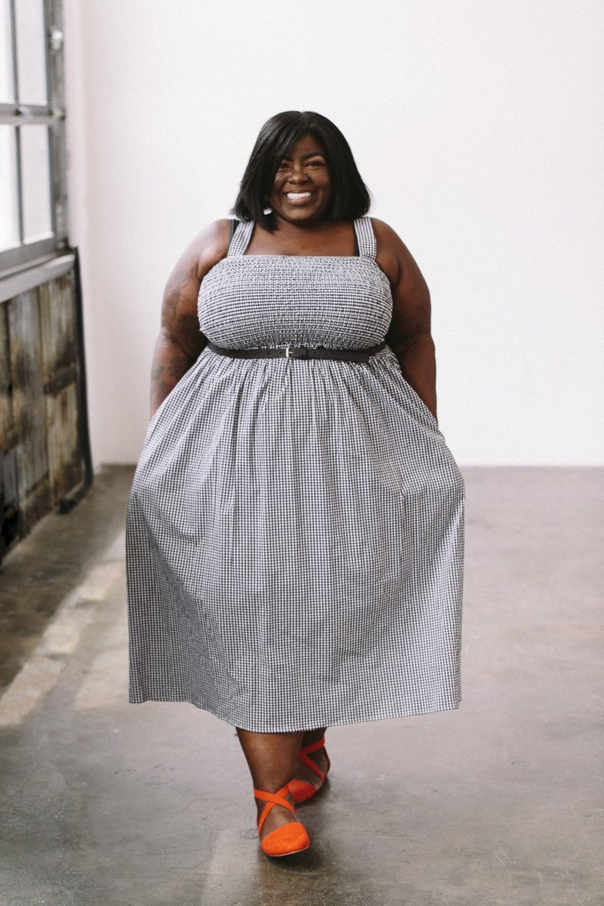 Altar Houseline Midi Summer Dress - Gingham - Image 3 of 6