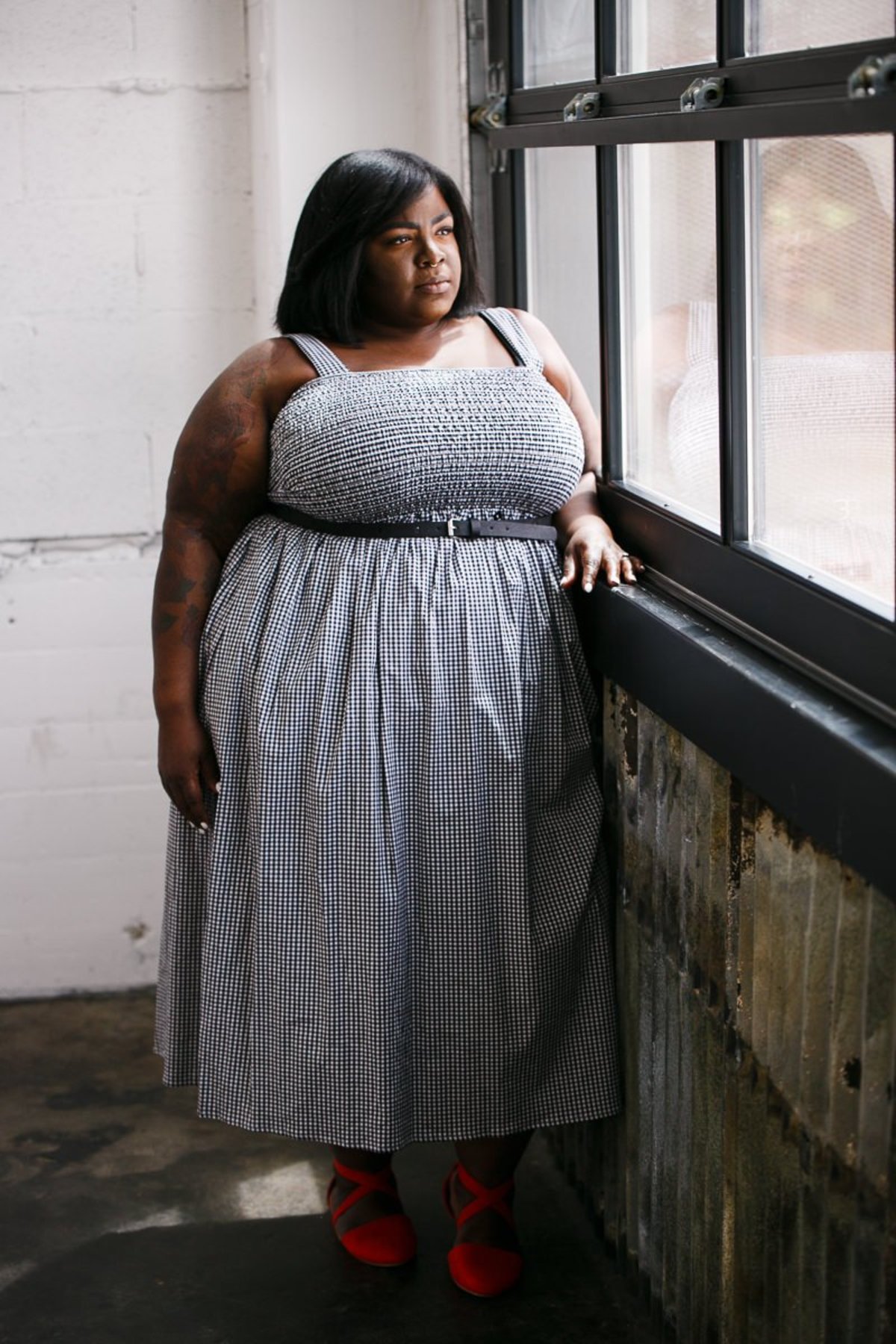 Altar Houseline Midi Summer Dress - Gingham - Image 4 of 6