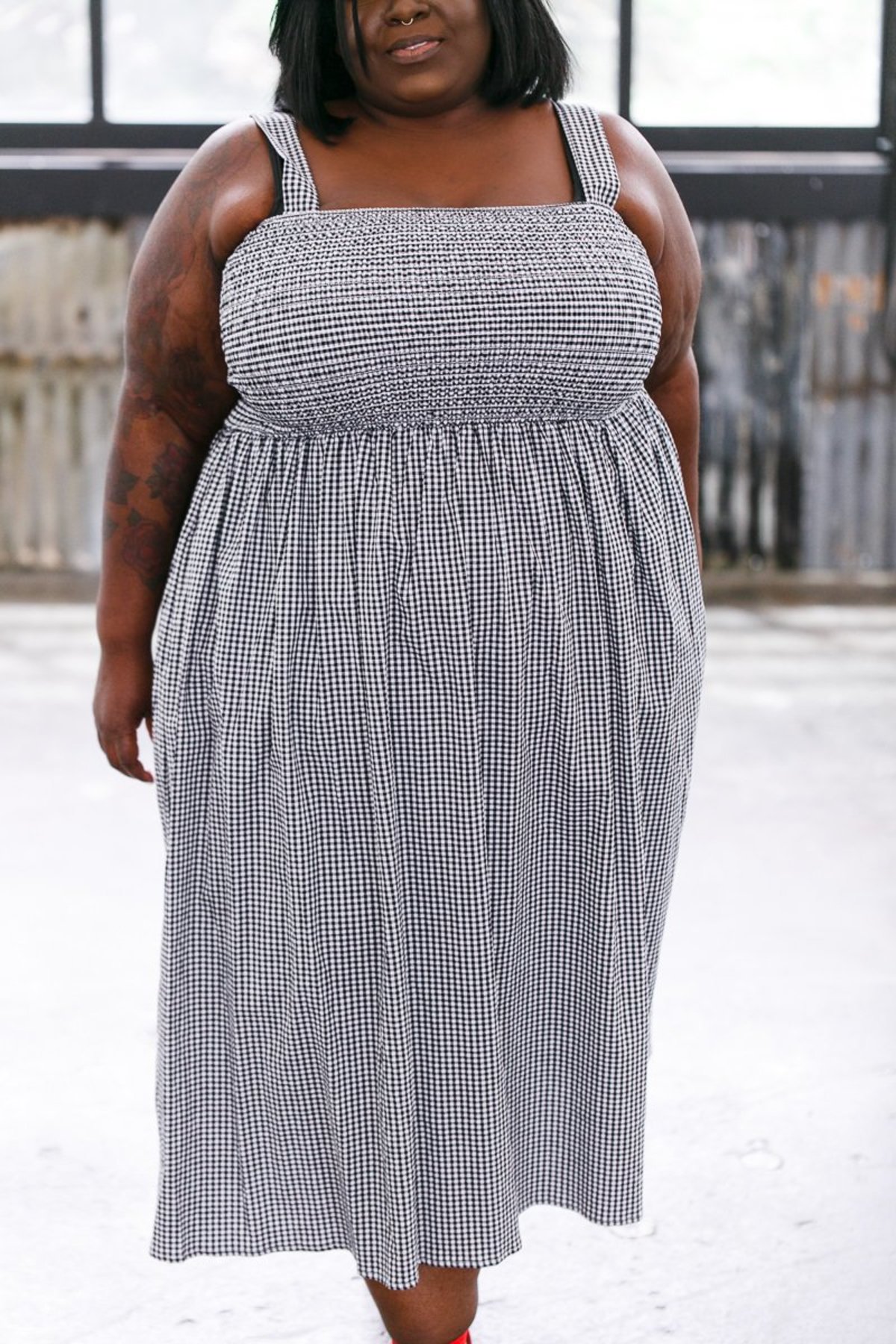 Altar Houseline Midi Summer Dress - Gingham - Image 5 of 6