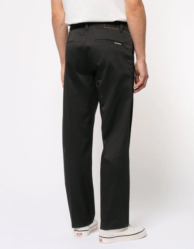 Nudie Jeans Lazy Leo Chino - Black | Garmentory