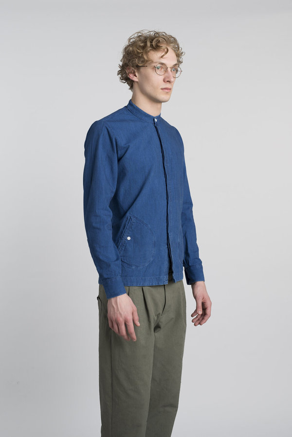 Delikatessen Confident Over Shirt - Rich Indigo Delikatessen Confident Over Shirt - Rich Indigo