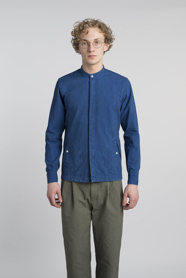 Delikatessen Confident Over Shirt - Rich Indigo Delikatessen Confident Over Shirt - Rich Indigo