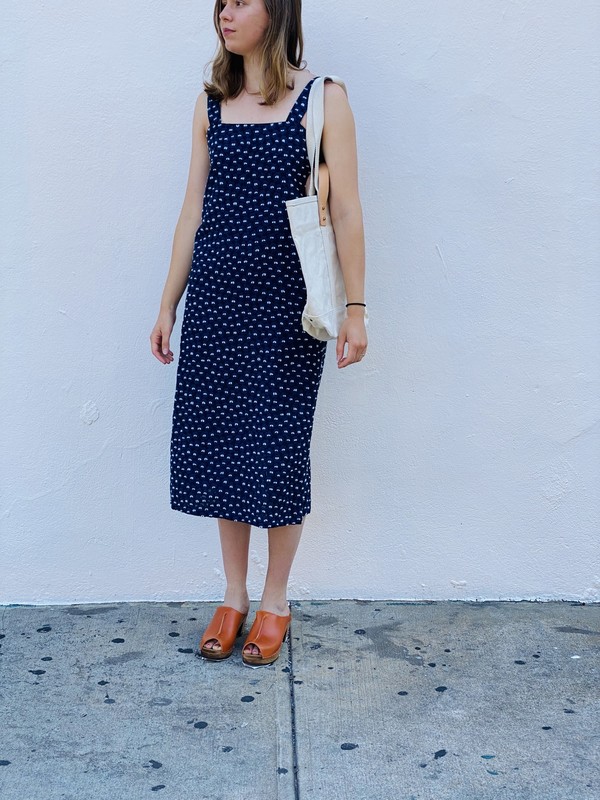 Hansel from Basel Hazel Midi Dress with Daisy Embroidery | Garmentory