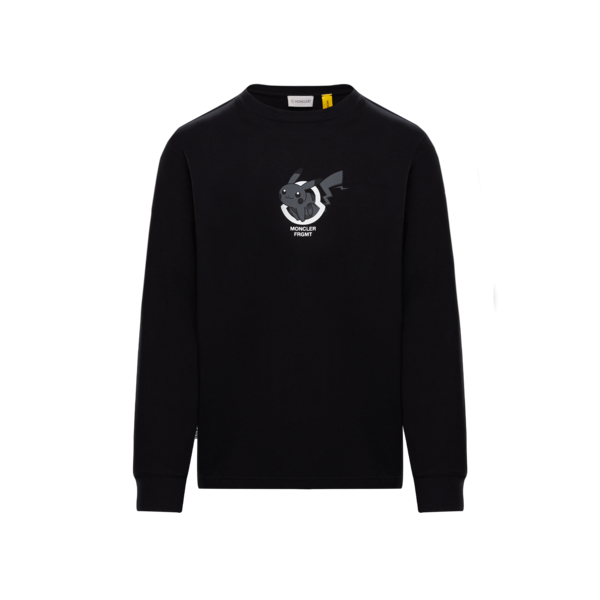 Moncler Genius 7 Moncler Fragment Long Sleeve T-Shirt - Black