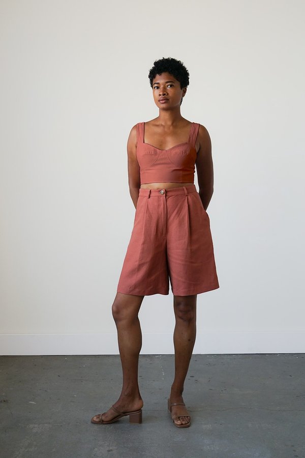 Waltz Lido Shorts - Cinnamon Waltz Lido Shorts - Cinnamon