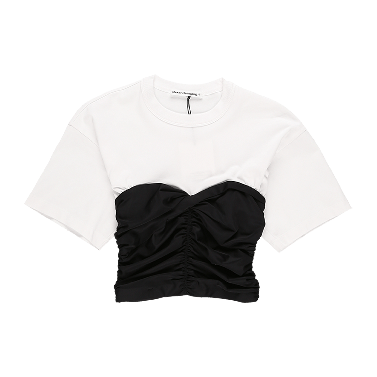 あーよん Women-s-Ruched-Bodycon-T-Shirt