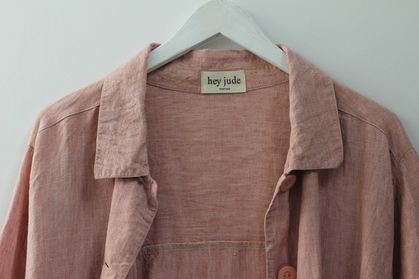 Hey Jude Vintage Dusty Rose Service Jacket Hey Jude Vintage Dusty Rose Service Jacket