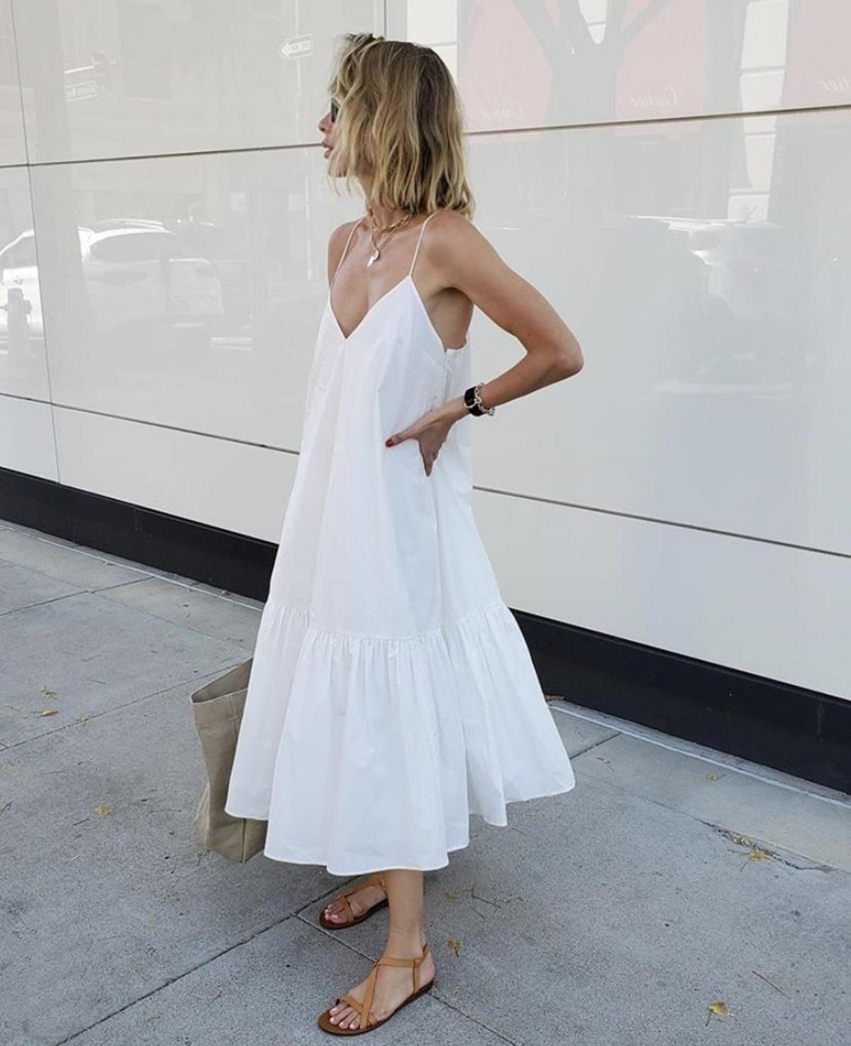 Anine Bing Averie Dress - White | Garmentory