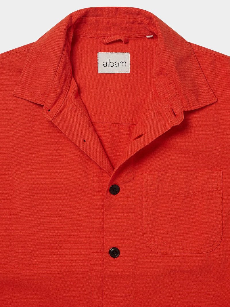 Albam Foundry Shirt Red Garmentory