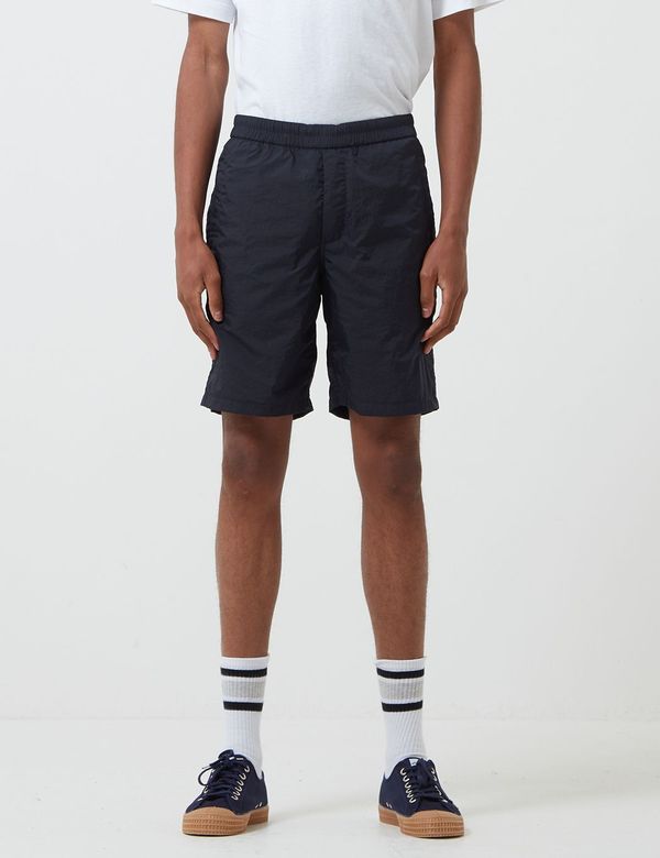 Folk Clothing Nylon Shorts - Navy Blue Folk Clothing Nylon Shorts - Navy Blue