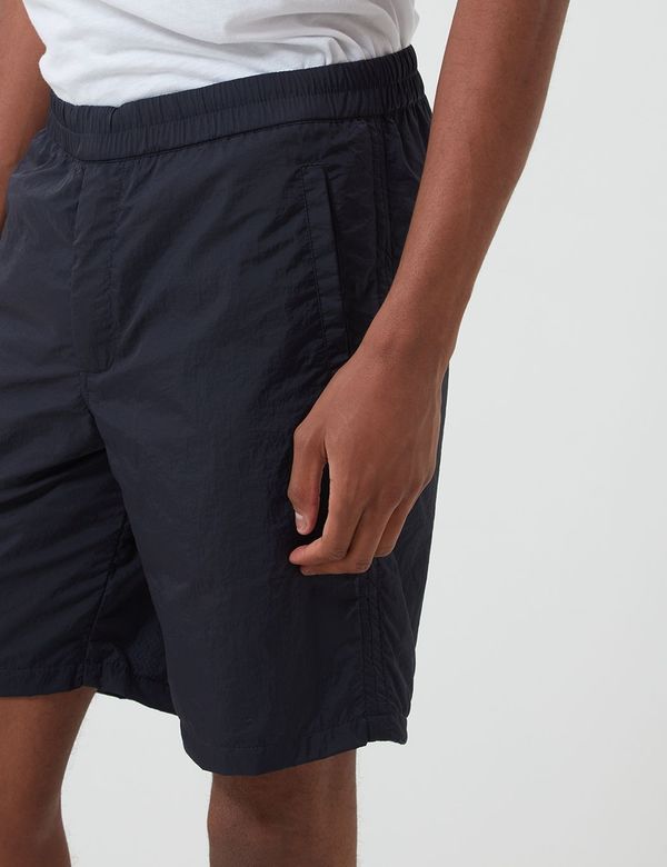 Folk Clothing Nylon Shorts - Navy Blue Folk Clothing Nylon Shorts - Navy Blue
