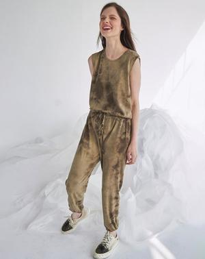 Raquel Allegra Jumpsuit - Army Tie Dye Raquel Allegra Jumpsuit - Army Tie Dye
