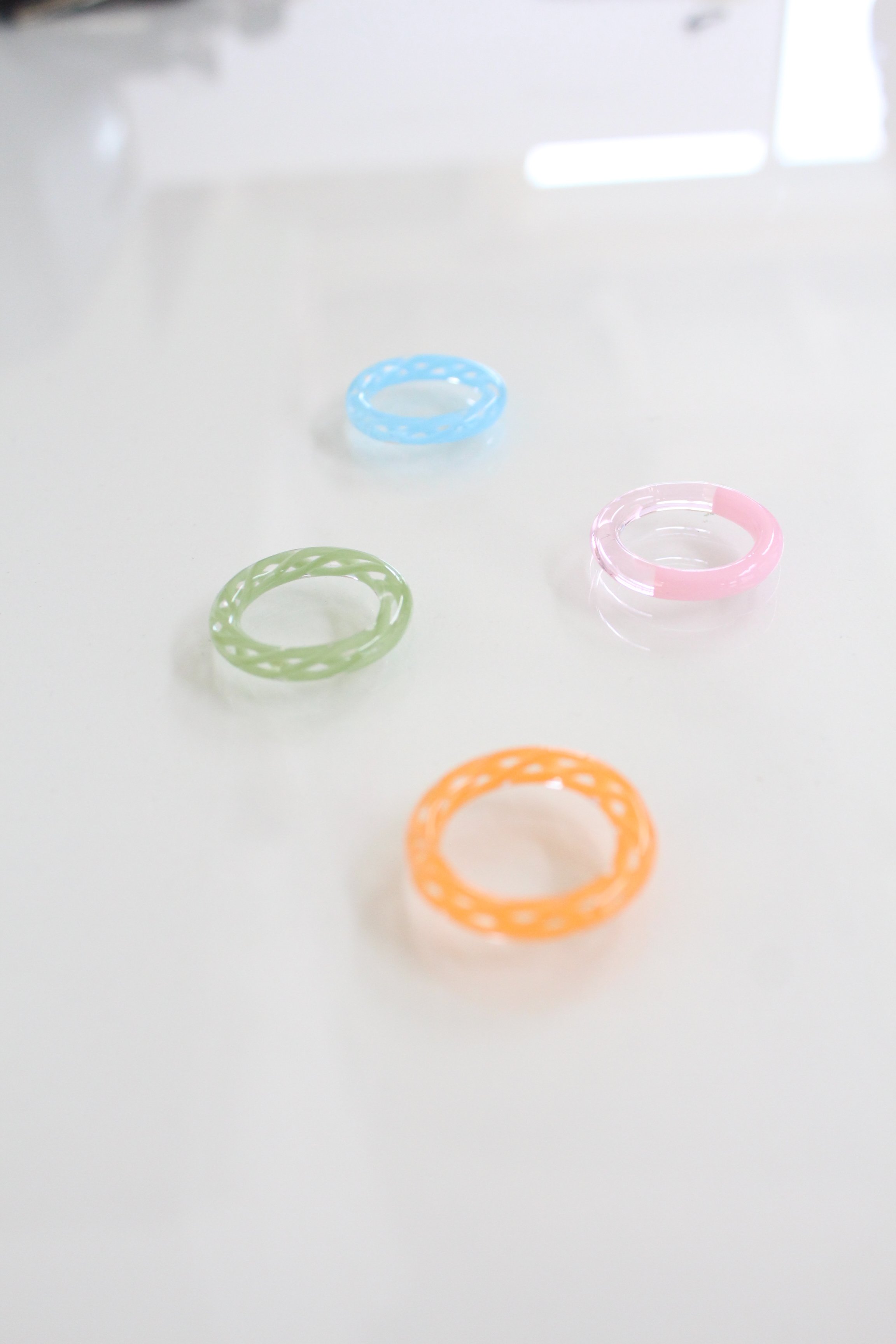 Beklina Hand Blown Glass Rings Garmentory