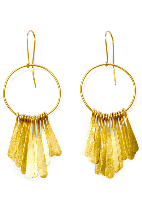 SOKO Brass fringe earrings SOKO Brass fringe earrings