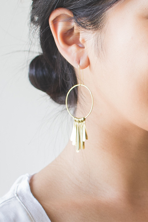 SOKO Brass fringe earrings SOKO Brass fringe earrings