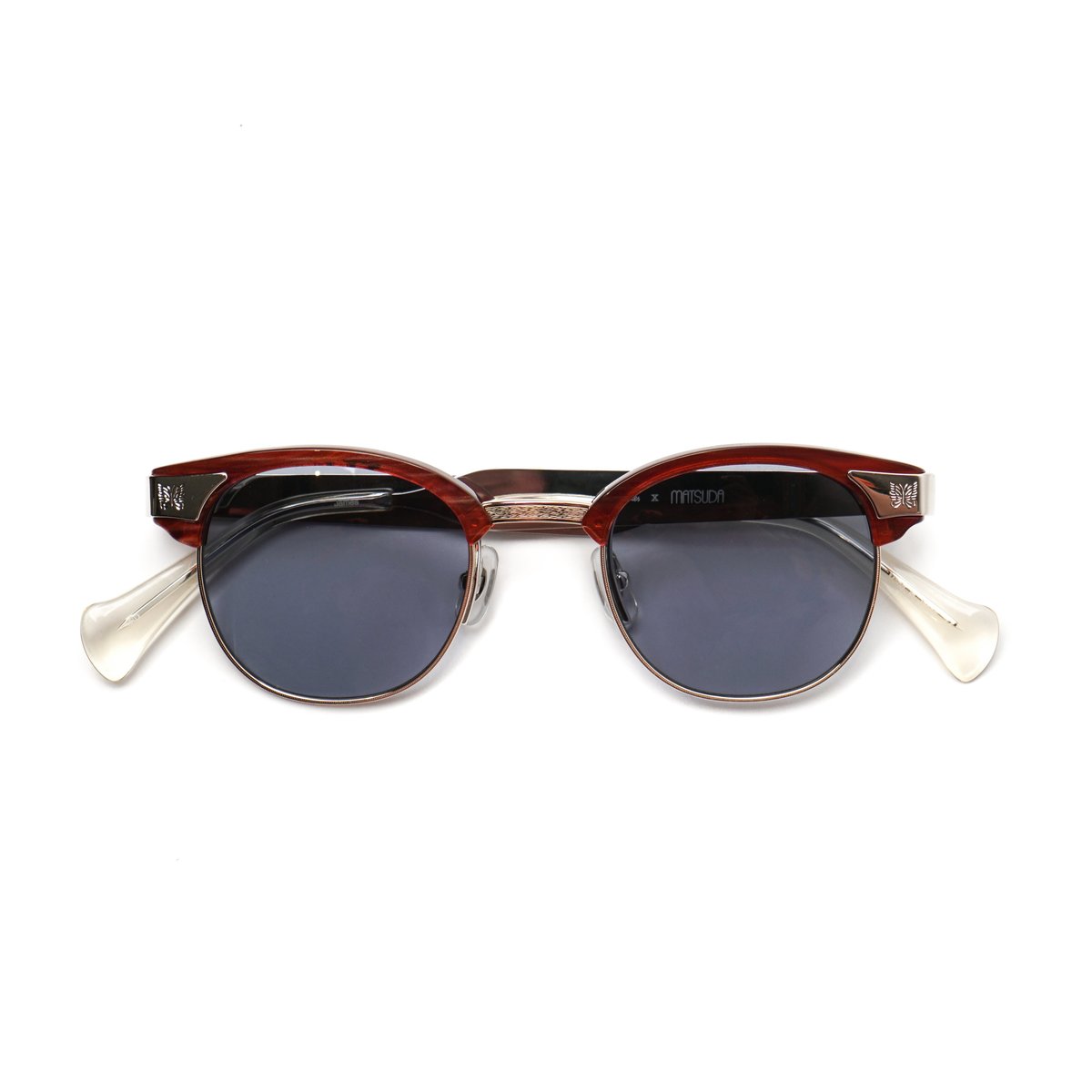 NEEDLES X MATSUDA PAPILLON GLASSES - JAMES BLACK | Garmentory