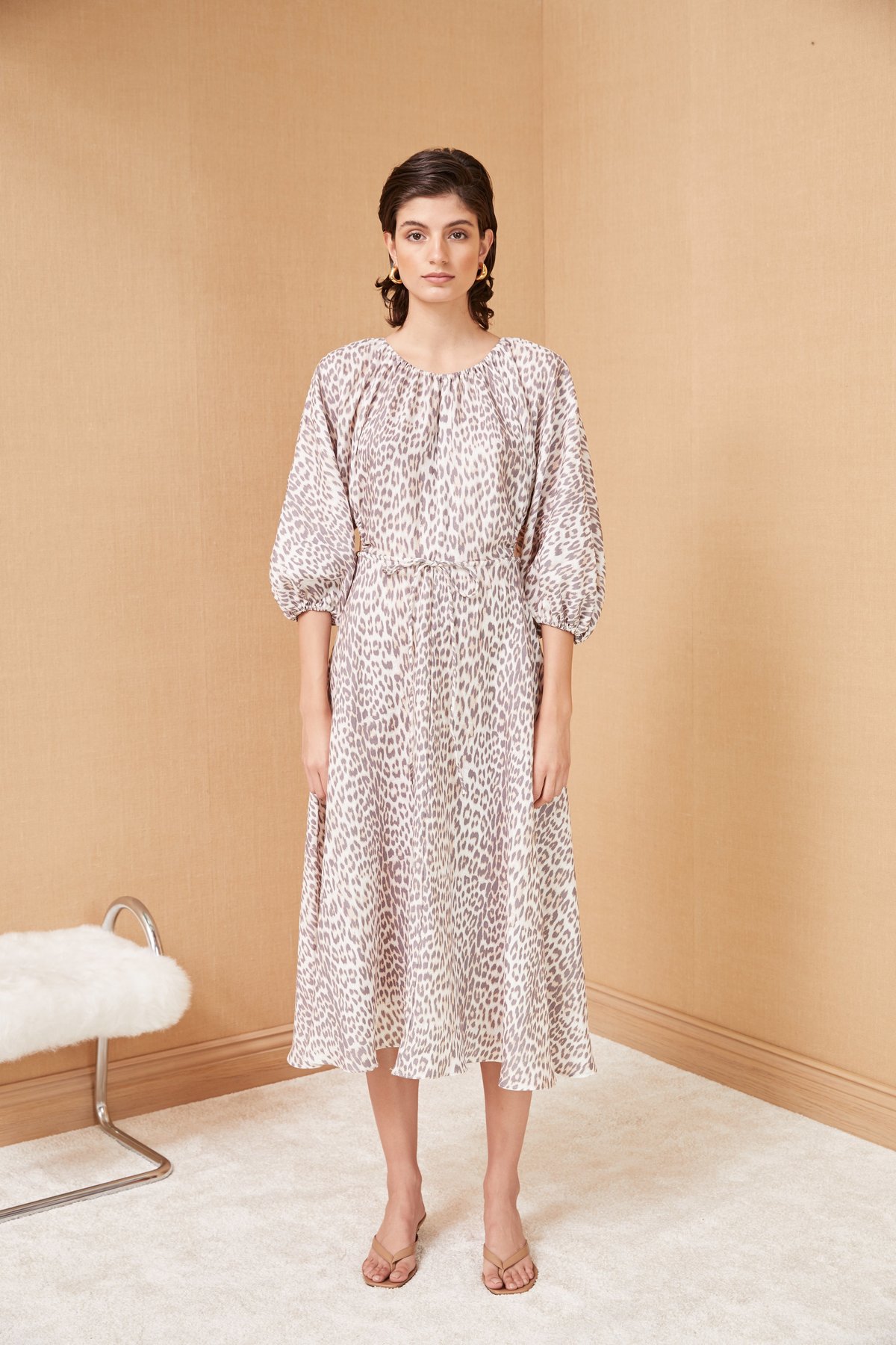 Bec & Bridge Ocelot midi dress - leopard - Image 1 of 4