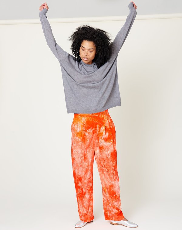 6397 Slouchy Crew - Heather Grey 6397 Slouchy Crew - Heather Grey