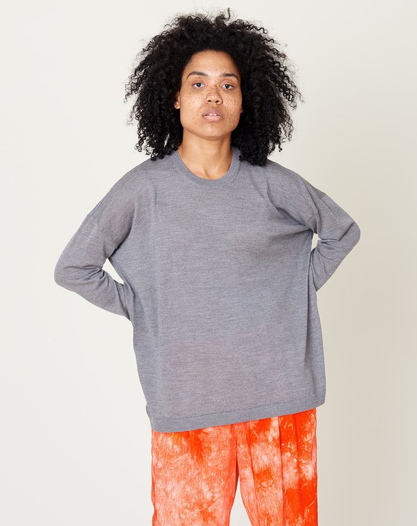 6397 Slouchy Crew - Heather Grey 6397 Slouchy Crew - Heather Grey