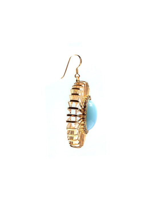 Anton Heunis Candy Store earrings in Powder Blue Anton Heunis Candy Store earrings in Powder Blue